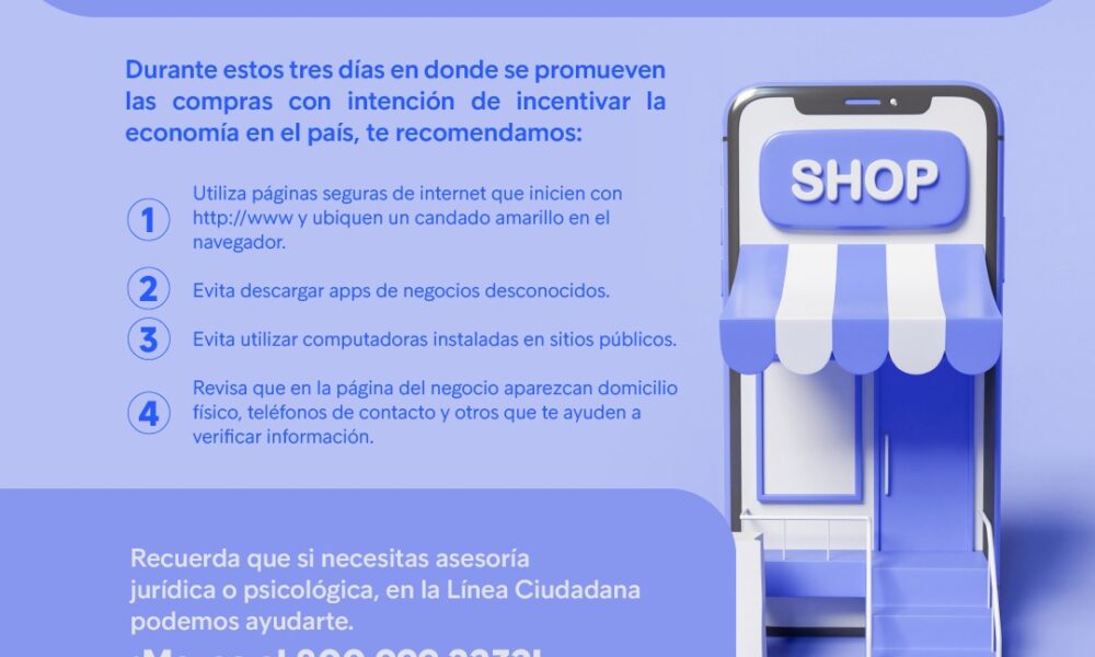 Llama La L Nea Ciudadana De Ficosec A Realizar Compras Seguras Letyvillarreal